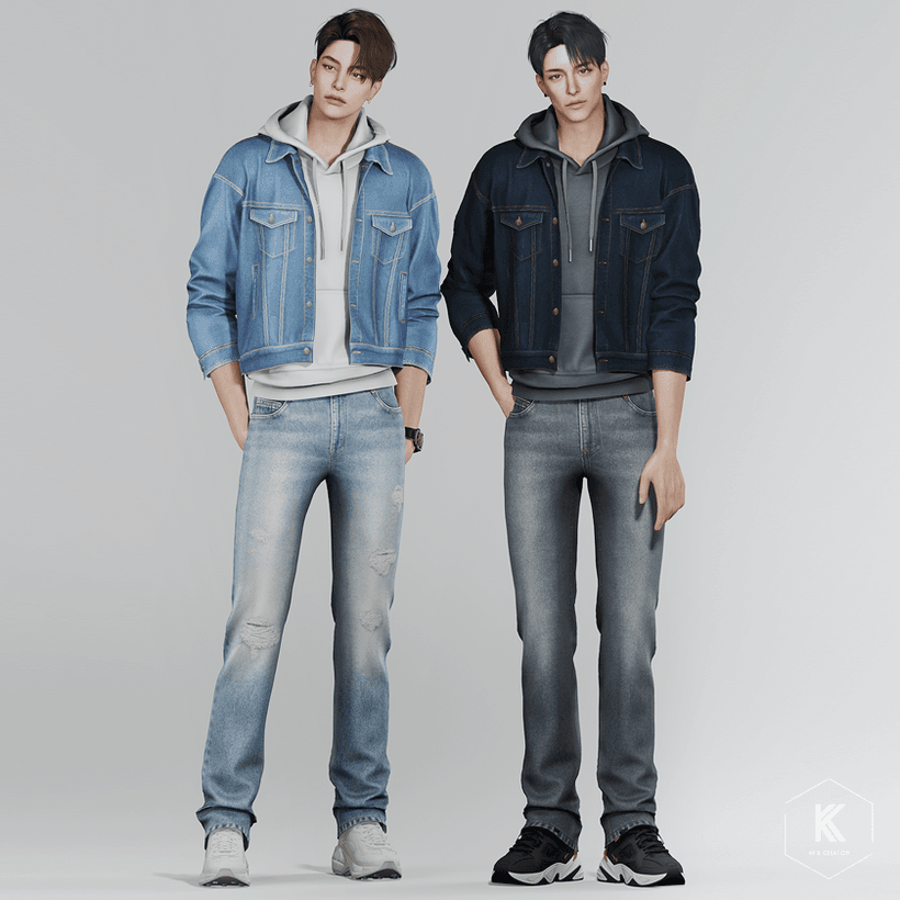 Галерея мода Сет одежды JINU's outfit #2
